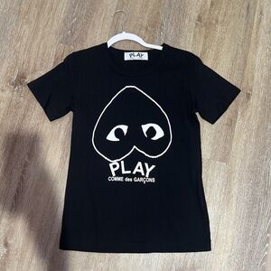 Comme des Garcons PLAY inverted heart logo Tee